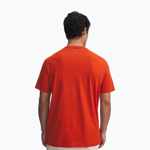 Men's T-shirt Under Armour Sportstyle Left Chest surplus orange/cinna red