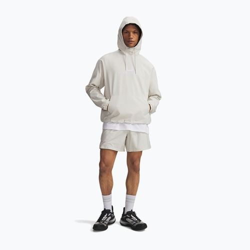 Men's sweatshirt Under Armour Unstoppable Woven Hoodie summit white/white
