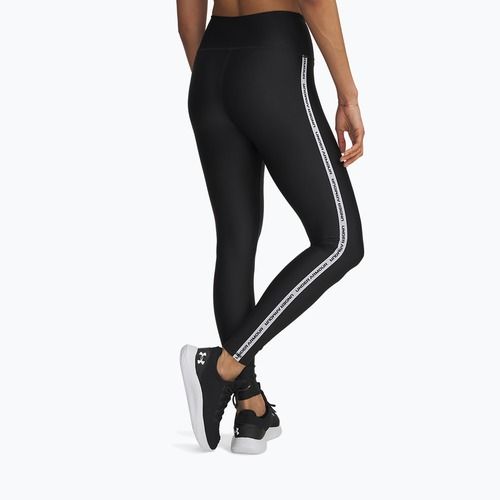 Women's leggings Under Armour Tech Wordmark Tape black/white/white