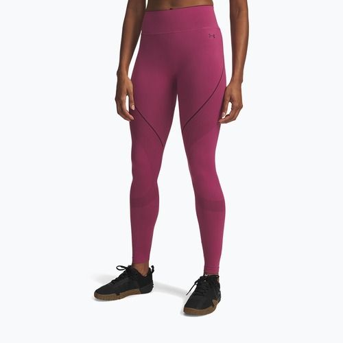 Women's training leggings Under Armour Vanish Seamless fuchsia dusk/dark maroon/dark maroon