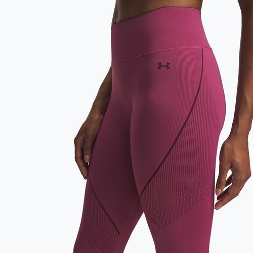 Women's training leggings Under Armour Vanish Seamless fuchsia dusk/dark maroon/dark maroon