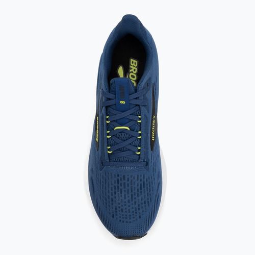 Men's running shoes Brooks Revel 8 navy peony/black/acid lime
