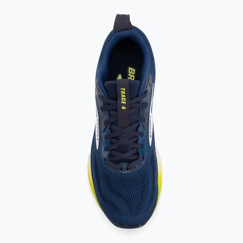 Men's running shoes Brooks Trace 4 navy/peacoat/acid lime