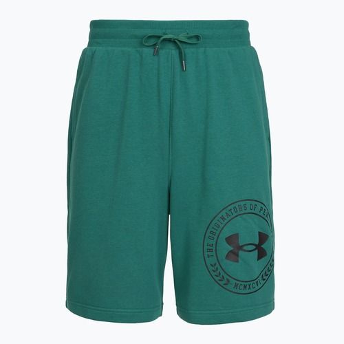 Men's training shorts Under Armour Rival LW Graphic rack green/black