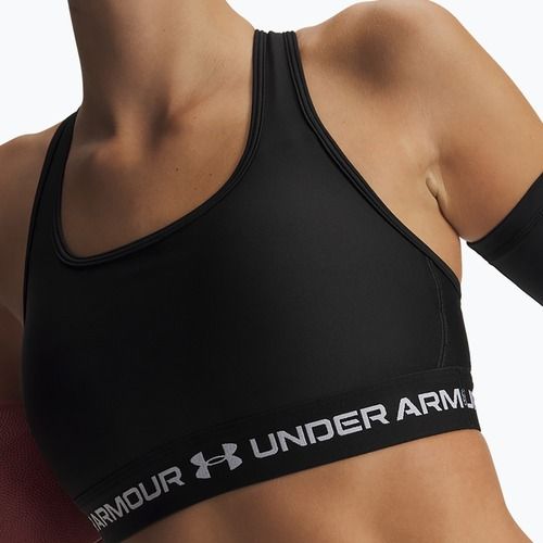 Training bra Under Armour Crossback Mid ultimate black/white