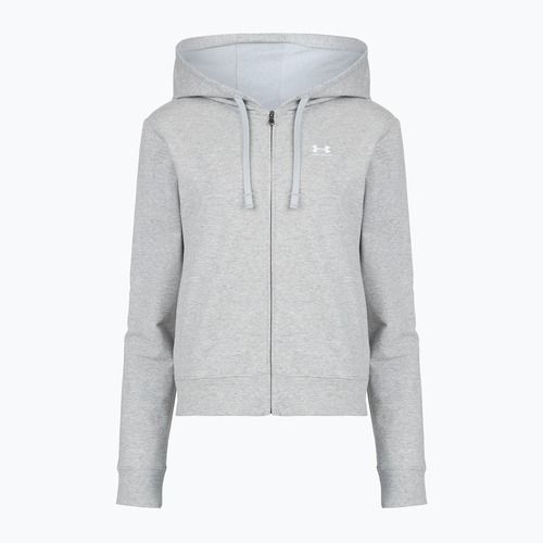 Women's sweatshirt Under Armour Sport Terry FZ mod gray light heather/white