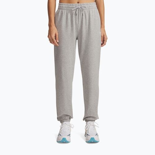 Women's trousers Under Armour Sport Terry Jogger Mod gray light heather/white