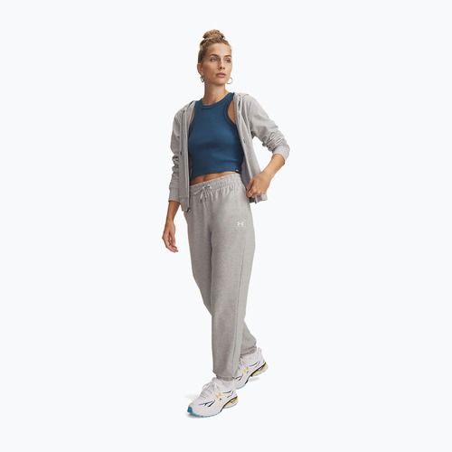 Women's trousers Under Armour Sport Terry Jogger Mod gray light heather/white