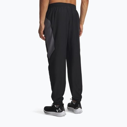 Men's trousers Under Armour Tech Sport black/castlerock/white