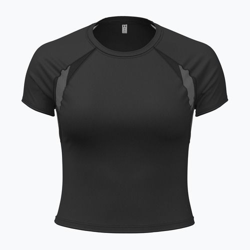 Women's training T-shirt Under Armour Motion Mesh black/jet grey