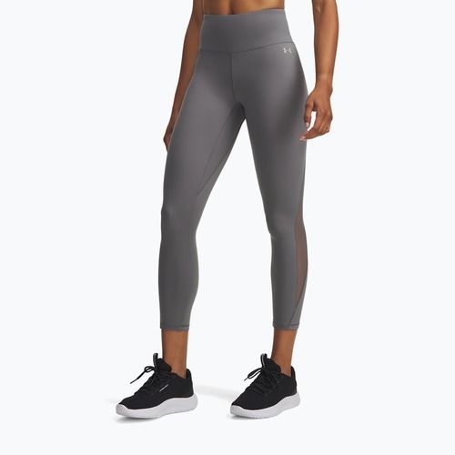 Women's leggings Under Armour Motion Mesh Ankle clay green/titanium