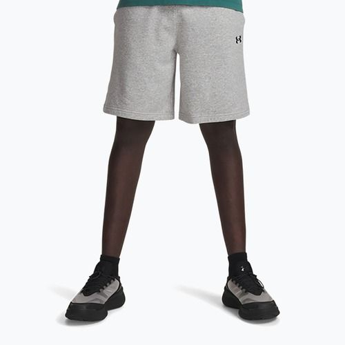 Men's training shorts Under Armour Rival LW mod gray light heather/black
