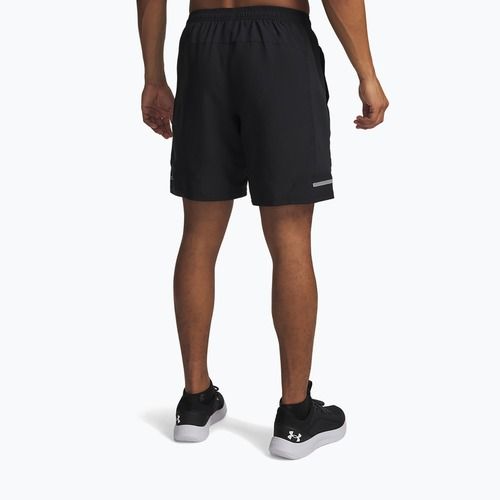 Men's training shorts Under Armour Tech Utility black/venom red