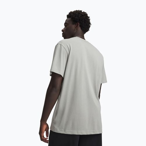 Men's T-shirt Under Armour Logo Emb Heavyweight titanium/black