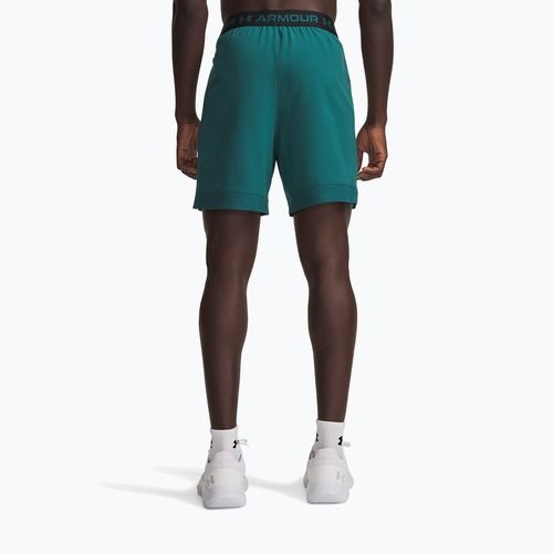 Men's training shorts Under Armour Ua Vanish Woven 6in rack green/ultimate black