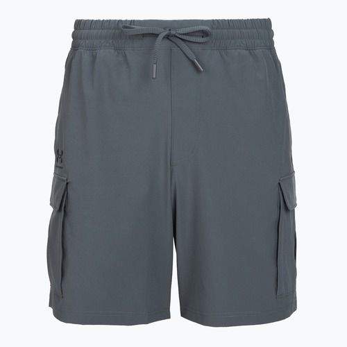 Men's training shorts Under Armour Vibe Woven Cargo castlerock/black