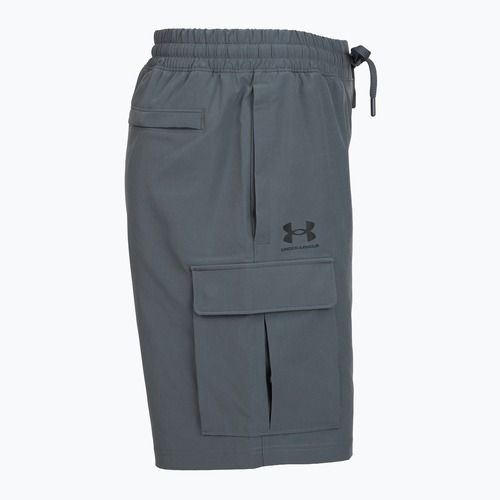 Men's training shorts Under Armour Vibe Woven Cargo castlerock/black