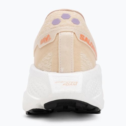Women's running shoes Salomon Aero Glide 3 Gravel shortbread/white/fushion coral