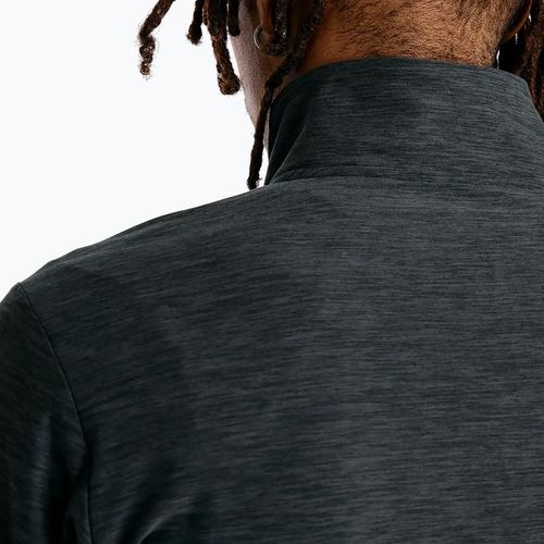 Men's running sweatshirt New Balance Space Dye 1/4 Zip black