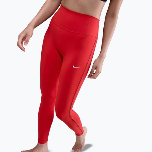 Women's leggings Nike One High-Waisted light crimson/black