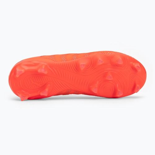 Children's football boots PUMA Future 9 Match LL FG/AG Jr glowing red/puma white/puma black/puma silver