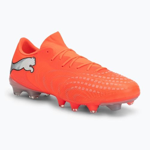 Football boots PUMA Future 9 Match Fusion FG/AG glowing red/puma white/puma black/puma silver