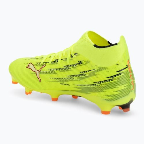 Football boots PUMA Ultra 6 Match + FG/AG yellow alert/puma black/glowing red/lime squeeze