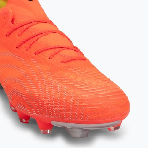 Football boots PUMA Future 9 Fusion FG/AG glowing red/puma white/puma black/puma silver