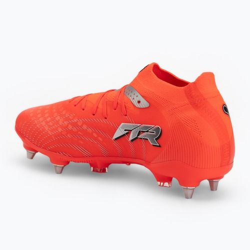 Men's football boots PUMA Future 9 Pro MxSG glowing red/puma white/puma black/puma silver