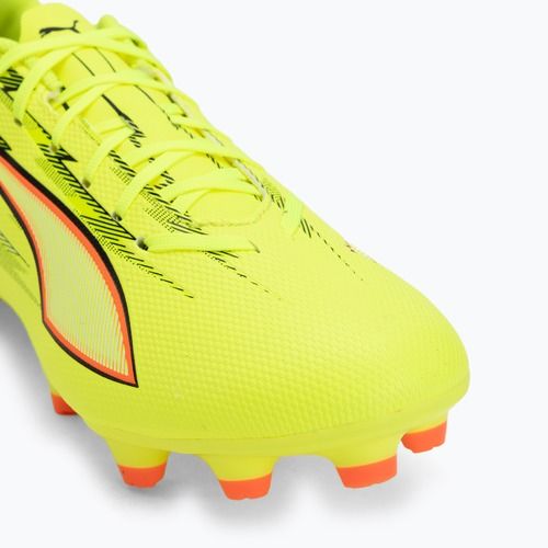 Football boots PUMA Ultra 6 Play FG/AG yellow alert/puma black/glowing red/lime squeeze