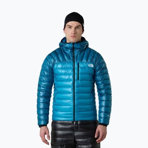 Men's down jacket The North Face Summit Breithorn Hoodie meridian blue/dusk blue