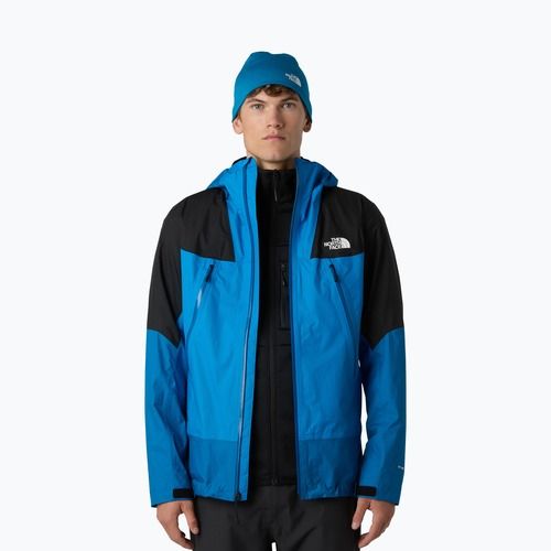 Men's rain jacket The North Face Signal 2.5L Dryvent skyline blue/adriatic blue/tnf black