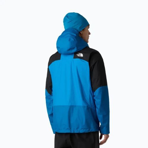 Men's rain jacket The North Face Signal 2.5L Dryvent skyline blue/adriatic blue/tnf black