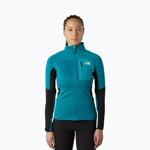 Women's sweatshirt The North Face Polartec Powergrid Stormgap anthracite grey/tnf black