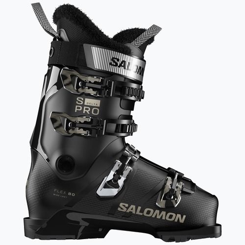 Women's ski boots Salomon S/Pro Delta 80 W GW black/black/light bronze met