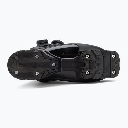 Women's ski boots Salomon S/Pro Supra Dual Boa 115 W black/beluga met./beetroot purple