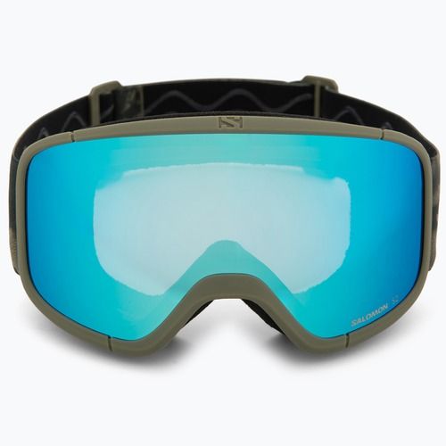 Ski goggles Salomon Aksium 2.0 S olive night/ml mid blue