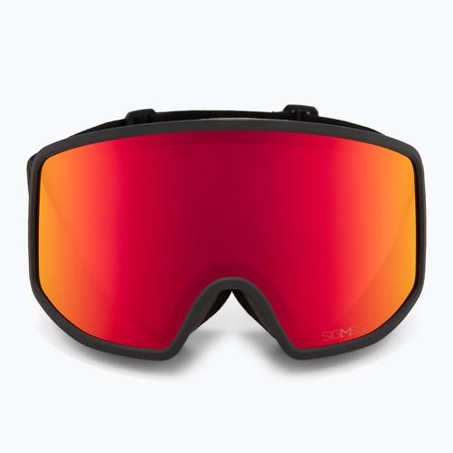 Ski goggles Salomon Sentry Pro Sigma black/sigma poppy red