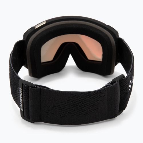 Children's ski goggles Salomon Radium black/mi mid red