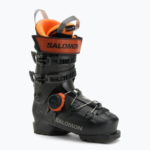 Men's ski boots Salomon S/Pro Supra Boa 110 GW black/beluga met./orange tiger
