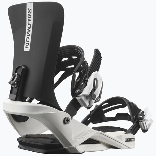 Children's snowboard bindings Salomon Rhythm Jr black/white