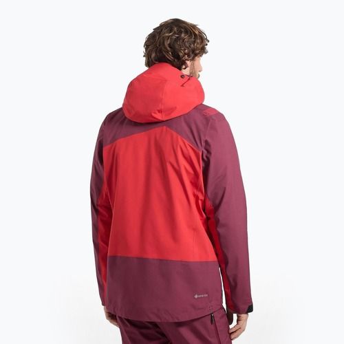 Men's waterproof jacket La Sportiva Alpine Guide GTX Perfomance mountain red/redwood