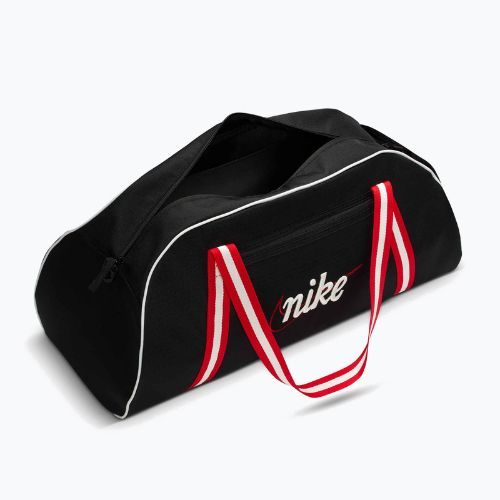 Women's gym bag Nike Gym Club Retro 24 l black/university red/sail