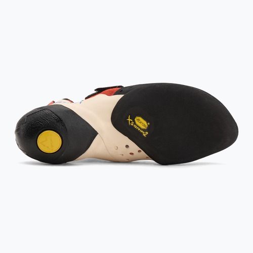 Women's climbing shoes La Sportiva Solution white/lily orange