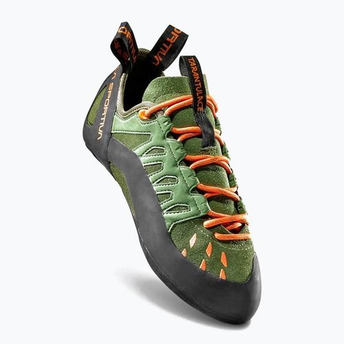 Men's climbing shoes La Sportiva Tarantulace olive/tiger