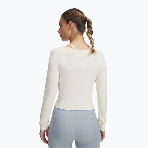 Women's training longsleeve Under Armour Train Seamless stone/white