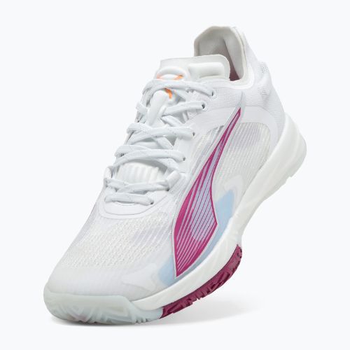 Women's shoes PUMA Accelerate NITRO SQD 4 puma white/berry/lilaccrush/hautetropic/heatfire
