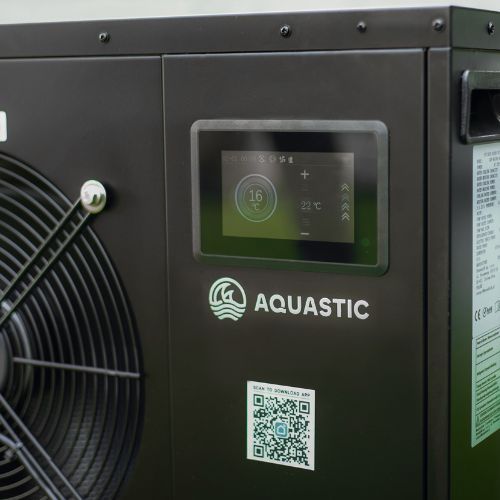 Set AQUASTIC basen 382L z agregatem do morsowania BrrFree black