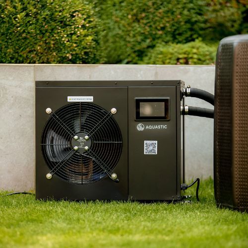 Set AQUASTIC basen 456L z agregatem do morsowania BrrFree black