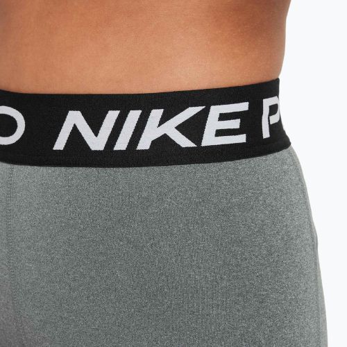 Children's leggings Nike Pro Dri-FIT carbon heather/white